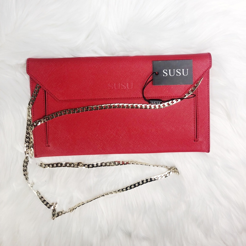 Susu Leather Clutch Bag